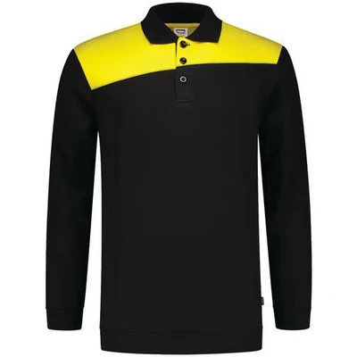 Image de Sweat Col polo Bicolore Coutures TRICORP WORKWEAR