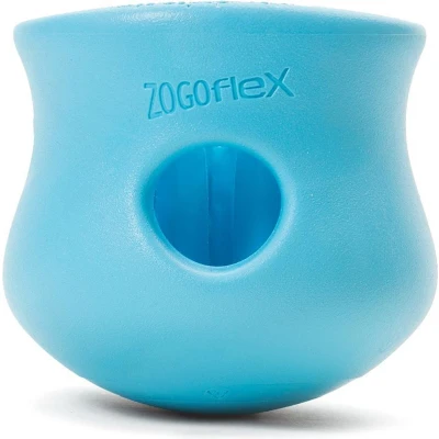 Afbeelding van West Paw Toppl Zogoflex Sterk Honden Speelgoed Slowfeeder Blauw Large 10 cm