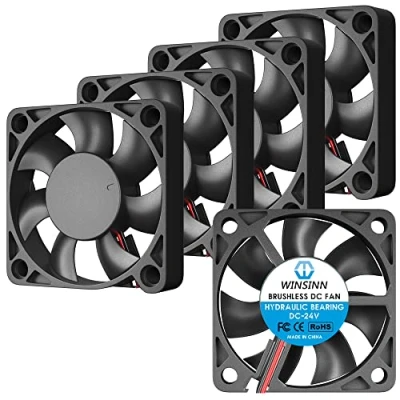 Afbeelding van WINSINN 50 mm 24 V ventilator voor 3D printer Micro 5010 hydraulische lagers, borstelloze koeling x 10 2 polig (5 stuks)