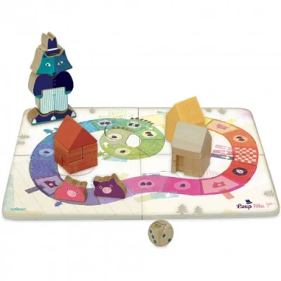Afbeelding van Vilac bordspel wolf en de drie biggetjes