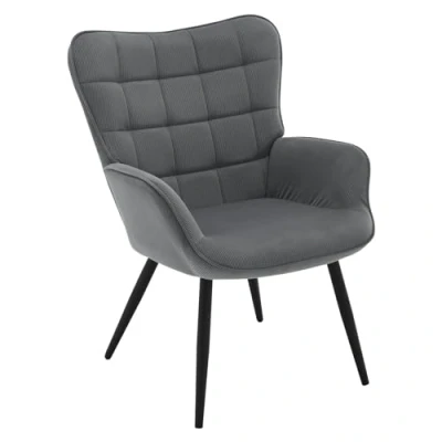 Afbeelding van WOLTU SKS31dgr Oorstoel, modern, relaxstoel, tv stoel, comfortabel, leesstoel, loungestoel, armstoel, ligstoel, metalen poten, fauteuil