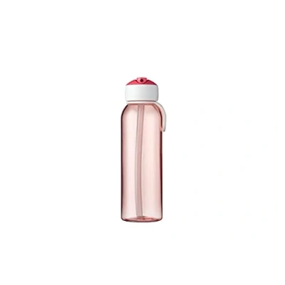 Image de Mepal Bouteille Flip Up Campus Gourde Étanche pour L&#039;école et les Déplacements Transparente Réutilisable Sans BPA Lavable au Lave vaisselle 500 ml Pink
