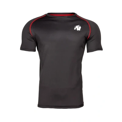 Afbeelding van Gorilla Wear Performance Tshirt print Black / red, Heren, Maat: XL, red