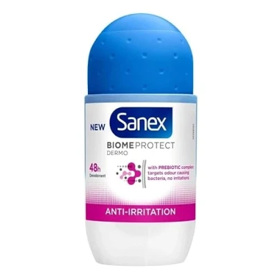 Afbeelding van 6x Sanex biomeprotect dermo deodorant roller anti irritation 50ML