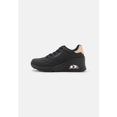 Afbeelding van Skechers Uno Wedge Hi Steps 177520 BBK, Vrouwen, Zwart, Sneakers, maat: 41