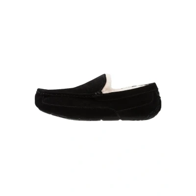 Afbeelding van UGG heren Ascot pantoffel van suède in de kleur Zwart, maat: 42
