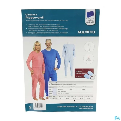 Image de Suprima 4688 Salopette Ferm. Eclair Homard l