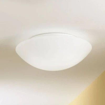 Afbeelding van Pandora plafondlamp, Ø 25 cm, glas, wit