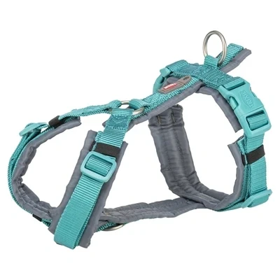 Afbeelding van Trixie Hondentuig Premium Trekking Aqua Blauw / Grafiet Grijs 53 64X2 CM