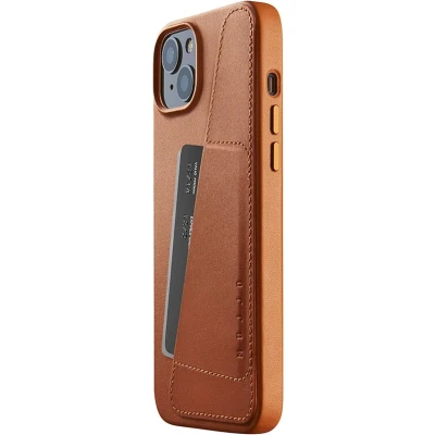 Afbeelding van MUJJO Leather Wallet Case iPhone 14 / 15 Plus bruin CL 026 TN