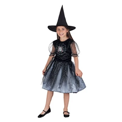 Afbeelding van Boland Kostuum Spider witch (4 6 jr) Kinderen Heks Halloween verkleedkleding