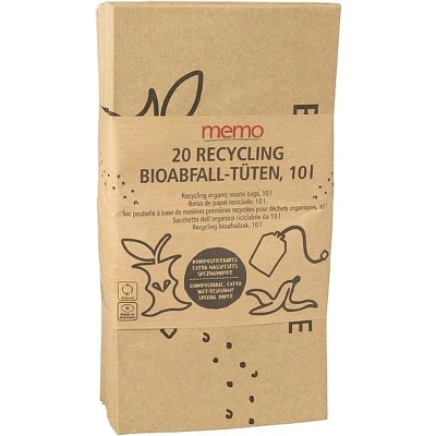 Afbeelding van Memo GFT zakken Recycling Papier 10L