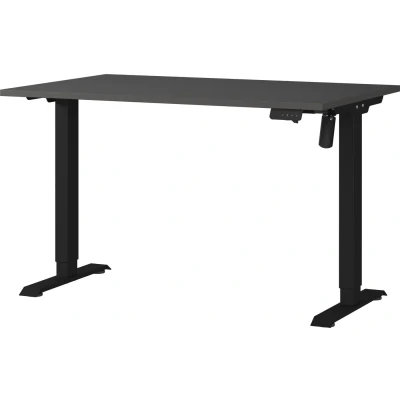 Afbeelding van Germania Rovigo Elektrische Zit Sta Bureautafel Grafiet 120 cm