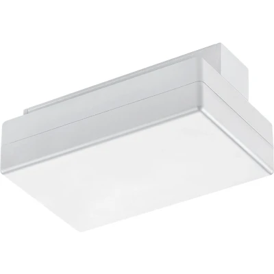 Afbeelding van Spanningsrail Voedingsconnector met Fasewisselaar DUOLINE 2 Fase Mat Wit