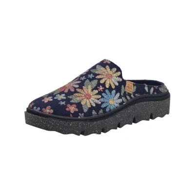Afbeelding van Josef Seibel Pantoufles pour femme Carmaux.01, largeur G (normal), semelle intérieure amovible, Ocean Multi, 36 EU