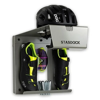 Afbeelding van Stasdock® Deep silver fiets ophangsysteem Muurbeugel Fietsbeugel ophangbeugel