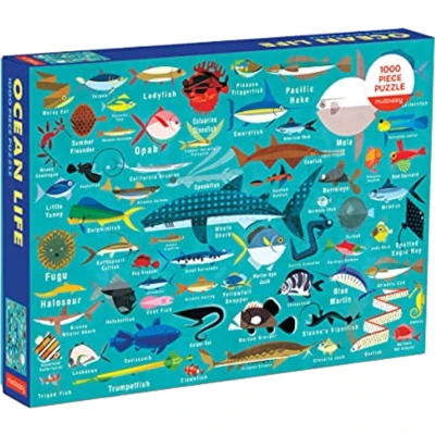 Afbeelding van Galison Puzzel &#039;Ocean Life&#039; (1000 stukjes)