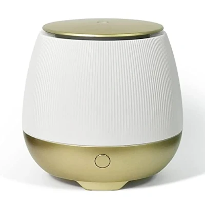 Afbeelding van Earnest Living 150 ml etherische olie diffusers voor thuis aromatherapie diffuser kunststof met kleur veranderende geur USB kabel cadeau wit