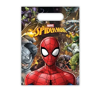 Afbeelding van Feestzakje Spiderman Team Up 6 stuks
