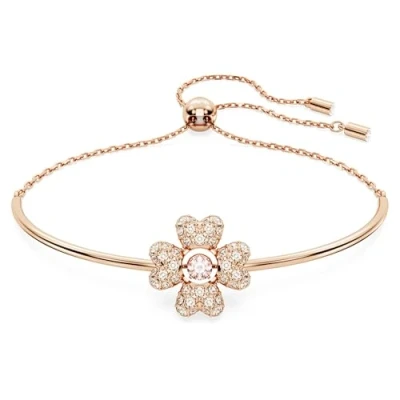Afbeelding van Swarovski dames Idyllia bangle M verguld in de kleur Roségoud