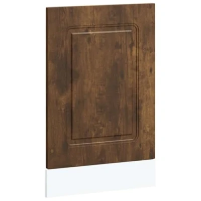 Afbeelding van vidaXL Vaatwaspaneel Kalmar 45x1,5x67 cm bewerkt hout gerookt eiken