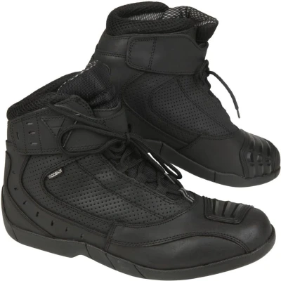 Afbeelding van Modeka Black Rider Motorlaarzen, zwart, 45 EU, zwart.
