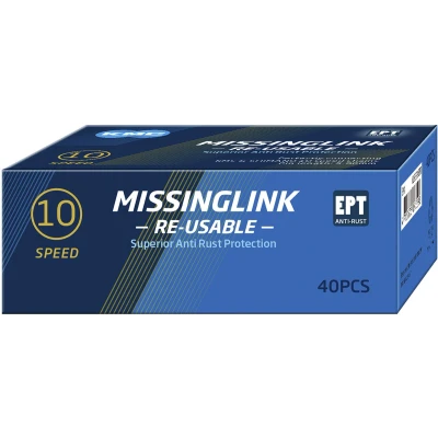Afbeelding van KMC Sluitschakel MissingLink 10NR EPT zilver 5.88mm 10v(40)