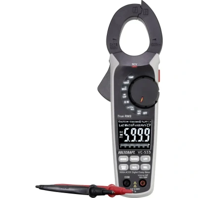 Afbeelding van VOLTCRAFT VC 533 Stroomtang Kalibratie (ISO) Digitaal CAT III 600 V Weergave (counts): 6000