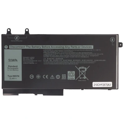 Afbeelding van Accu geschikt voor Dell Latitude 5401, 5501, Li Polymer, 11.4V, 4470mAh, 51Wh