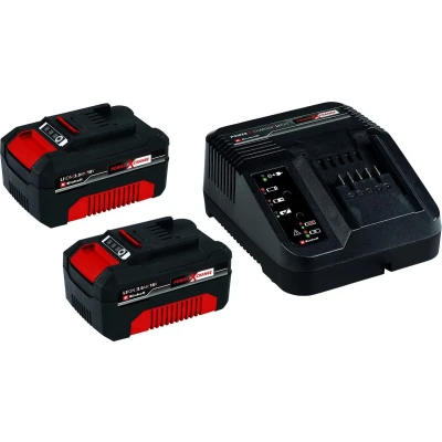 Afbeelding van Einhell PXC Starter Kit 2x 3Ah &amp; 30min 4512098 Accu en acculader voor gereedschap 18 V 3.0 Ah Li ion
