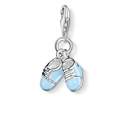 Afbeelding van Thomas SABO Babyschuhe Hanger silvercolored/blue, Dames, Maat: One Size, Silver colored/blue