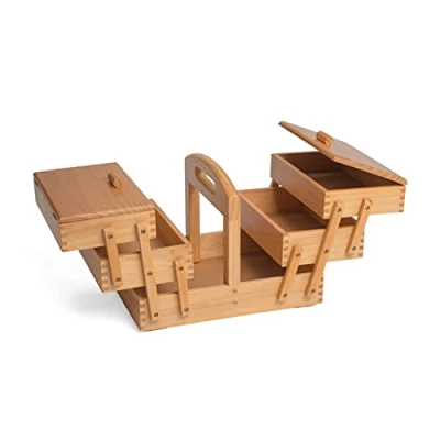 Afbeelding van Houten Naaibox