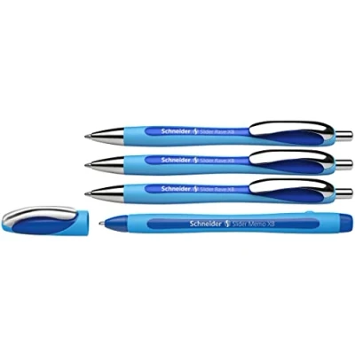 Afbeelding van Schneider 132574 Slider Rave XB en Memo balpen (schrijfkleur blauw) 3+1