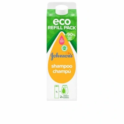 Afbeelding van Johnson&#039;s Baby Gouden druppelshampoo voor baby&#039;s en volwassenen, herbruikbare recyclebare verpakking, 1000 ml