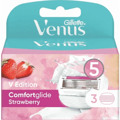 Afbeelding van Gillette Venus Comfortglide Strawberry Scheermesjes 3 Stuks