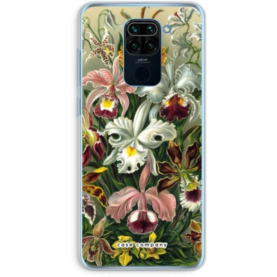 Afbeelding van Case Company® hoesje geschikt voor Xiaomi Redmi Note 9 Haeckel Orchidae Soft Cover Telefoonhoesje Bescherming aan alle Kanten en Schermrand