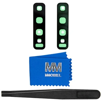 Afbeelding van MMOBIEL Glas Lens Back Camera voor Samsung Galaxy S10 / Plus (ZWART) inclusief Pincet en Doekje