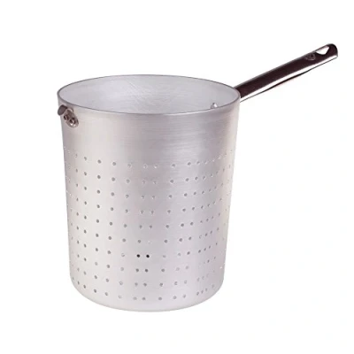 Afbeelding van Pentole Agnelli Afdruiprek van aluminium met handvat roestvrij staal, zilverkleurig, 22 cm