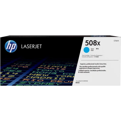 Afbeelding van HP 508X (CF361X) Toner Cyaan Hoge capaciteit