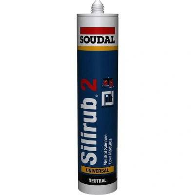 Afbeelding van SOUDAL Silirub 2 neutrale silicone bruin (310 ml) 102389