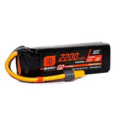 Afbeelding van 11,1V 2200mAh 3S 30C Smart G2 LiPo accu: IC3