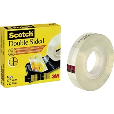 Image de Scotch ruban adhésif double face 665 12 mm x 22,8 m à lunité d6651222