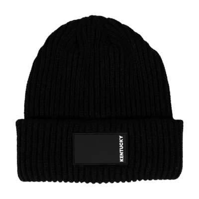 Afbeelding van Kentucky Muts Rubber Logo Zwart One Size