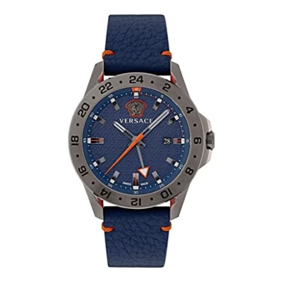 Afbeelding van Versace VE2W00222 horloge mannen Roestvrij Staal antraciet grijs