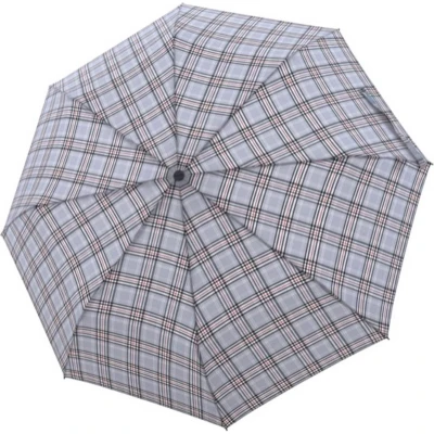 Afbeelding van doppler Paraplu Carbonsteel Duomatic Magic Karo Grey Grijs Veelkleurig
