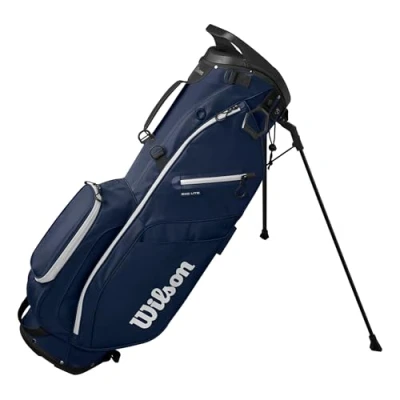 Afbeelding van Wilson Exo Lite Tas met standaard Marineblauw/wit