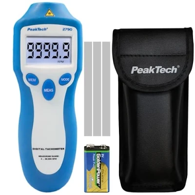Afbeelding van Peaktech 2790 toerenteller digitaal 1 tot 99.999 rpm