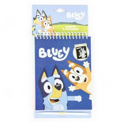 Afbeelding van Tekenset Bluey Scratch