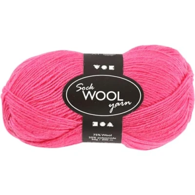 Afbeelding van Creotime Sokkengaren L: 200m Roze 50gr