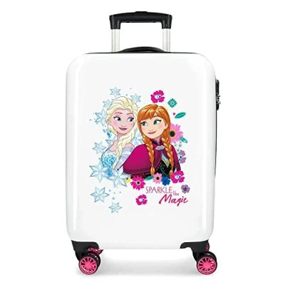 Afbeelding van Frozen trolley kinderkoffer Sparkle magic 55 cm 4 W